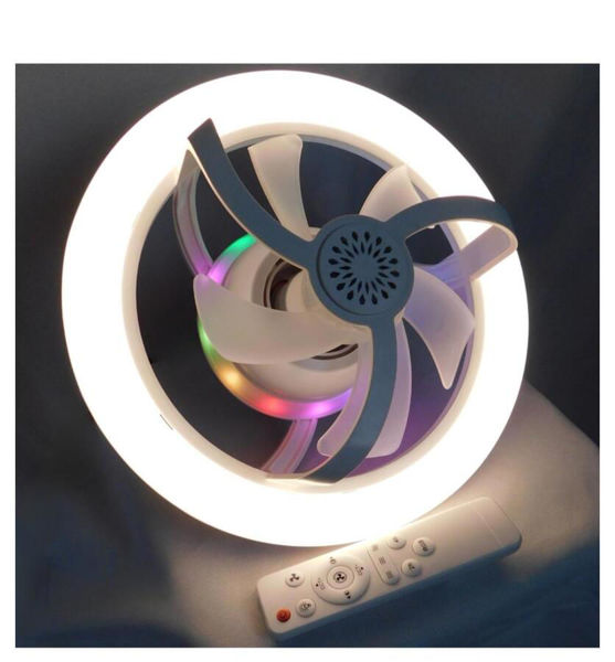 Imagen de VENTILADOR TECHO ROSCA LUZ Y HUMIDIFICADOR- PD011,