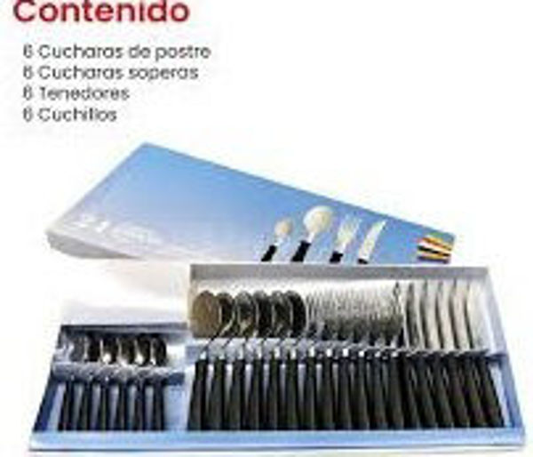 Imagen de JUEGO CUBIERTOS 24 PIEZAS JH111