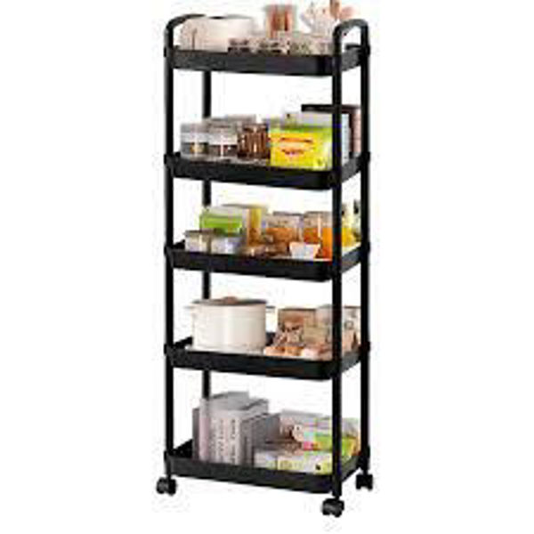 Imagen de CARRITO 5 PISOS CON RUEDAS VLNF5508-4