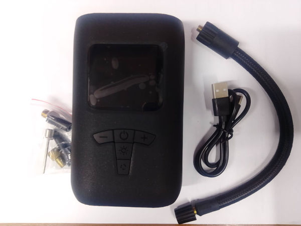 Imagen de COMPRESOR-INFLADOR HQ-058 ELECTRICO RECARGABLE