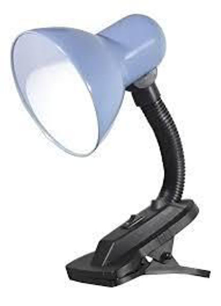 Imagen de LAMPARA PINZA PARA MESA/ESCRITORIO 108B-CELESTE