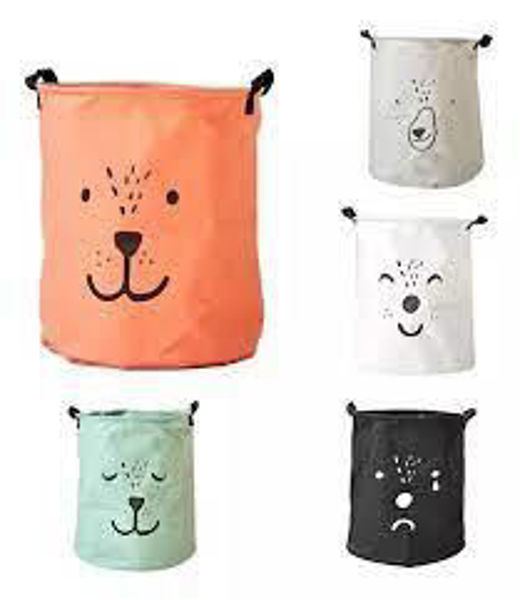 Imagen de CANASTO ORGANIZADOR DE TELA 35X45CM SN-3545-MARRON