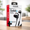 Imagen de AURICULAR BLUETOOTH SOLID EARPHONE MAXELL  EB-BT100 NEGRO