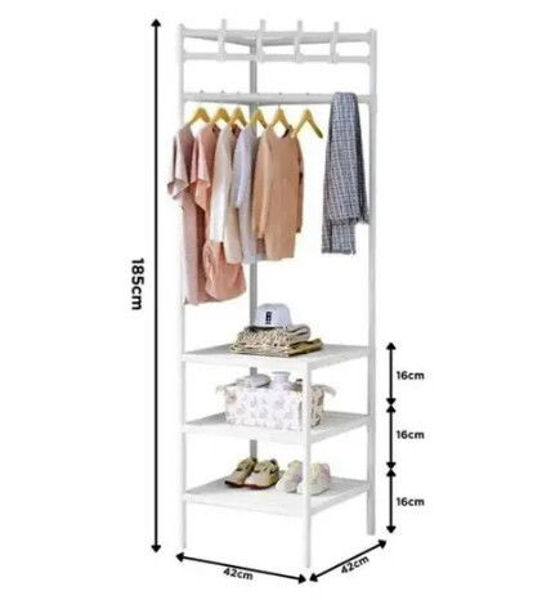Imagen de PERCHERO ESQUINERO ORGANIZADOR ZAPATERO Y2-3-BLANCO