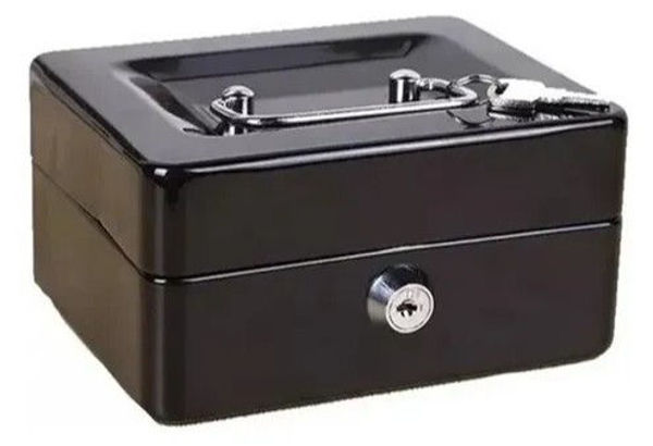 Imagen de CAJA METALICA  SEGURIDAD CON LLAVE-HC-66003 150M --NEGRA