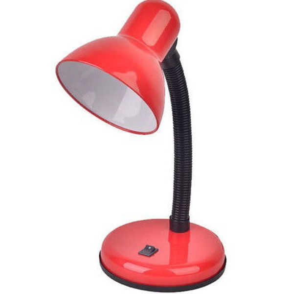 Imagen de LAMPARA ESCRITORIO CON  BASE 220V-203B-ROJA