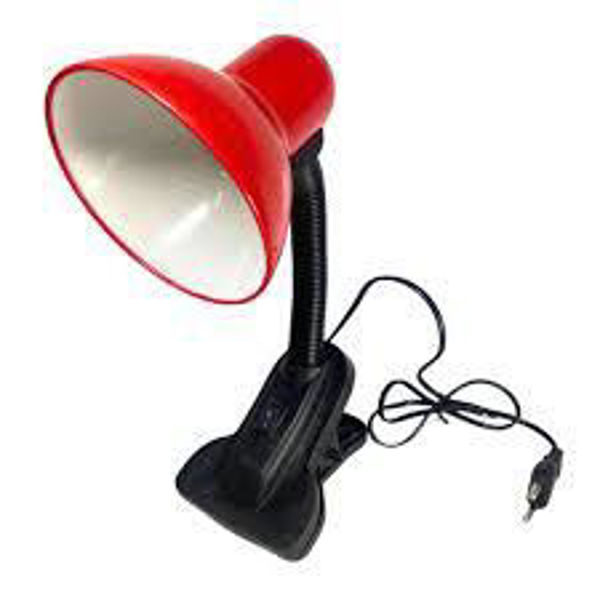 Imagen de LAMPARA PINZA PARA MESA/ESCRITORIO 108B-ROJA
