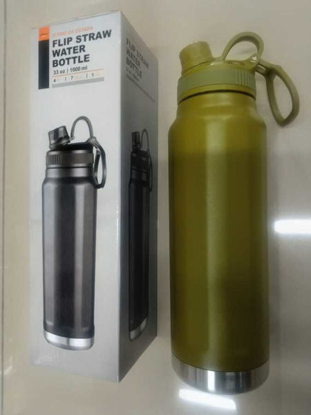 Imagen de BOTELLA TERMICA ACERO INOX 1L-LDB1000-VERDE