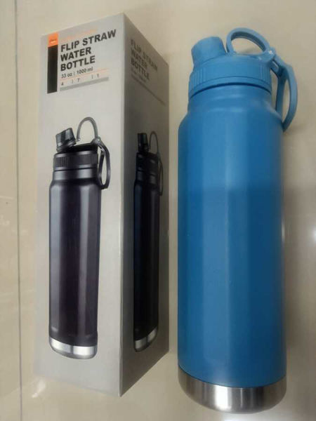 Imagen de BOTELLA TERMICA ACERO INOX 1L-LDB1000-AZUL
