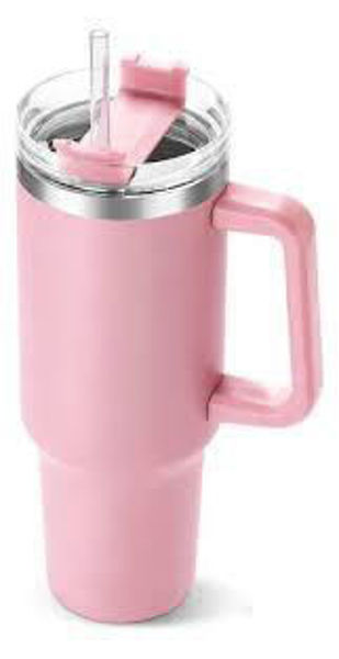 Imagen de VASO QUENCHER TAPA TRANSPARENTE 40 OZ--QCB-4082-ROSA