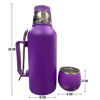 Imagen de TERMO 1300ML + 1 MATE -WST15-NEGRO