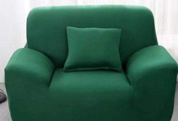 Imagen de FUNDA DE TELA ELASTIZADA PARA SILLÓN 1 PLAZA- FS001-VERDE M