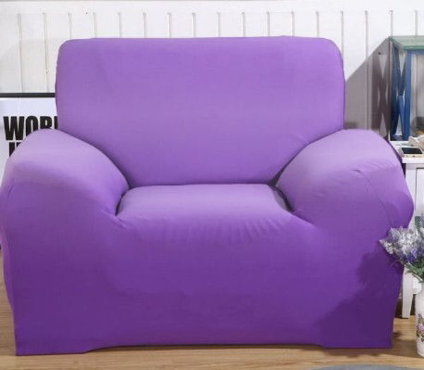 Imagen de FUNDA DE TELA ELASTIZADA PARA SILLÓN 1 PLAZA- FS001-VIOLETA