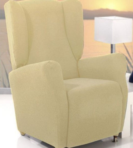 Imagen de FUNDA DE TELA ELASTIZADA PARA SILLÓN 1 PLAZA- FS001-BEIGE