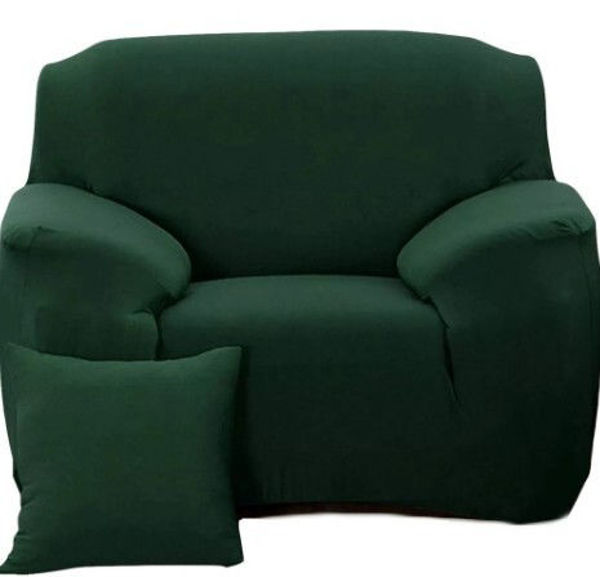 Imagen de FUNDA DE TELA ELASTIZADA PARA SILLÓN 2 PLAZAS FS002-VERDE