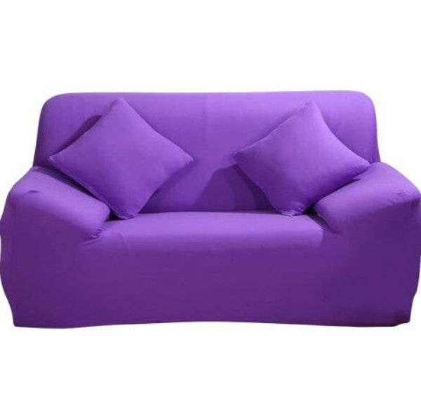 Imagen de FUNDA DE TELA ELASTIZADA PARA SILLÓN 2 PLAZAS FS002-VIOLETA