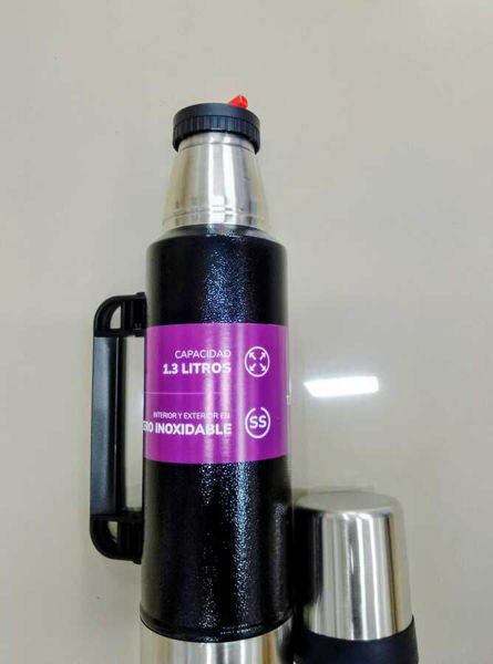Imagen de TERMO METALICO PREMIER 1.3 LITROS ED8755/ED8042-NEGRO