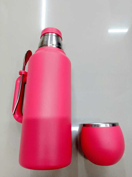 Imagen de TERMO 1300ML + 1 MATE -WST15-ROJO