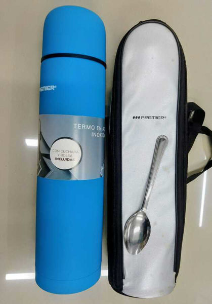 Imagen de TERMO BALA METROSONIC MS1000 PREMIER 1L ED8249-AZUL