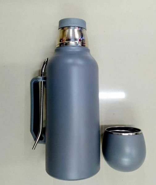 Imagen de TERMO 1300ML + 1 MATE -WST15-GRIS