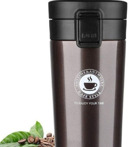 Imagen de VASO TERMICO 500 ML 1702-MARRON