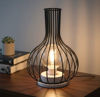 Imagen de LAMPARA VELADORA  DE. ALAMBRE  C/LUCES24X16CM 3AAA-TY2416