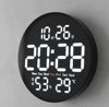 Imagen de RELOJ DE PARED DIGITAL REDONDO LED SM602 26CM DIAMETRO