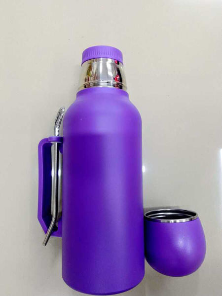 Imagen de TERMO 1300ML + 1 MATE -WST15-VIOLETA