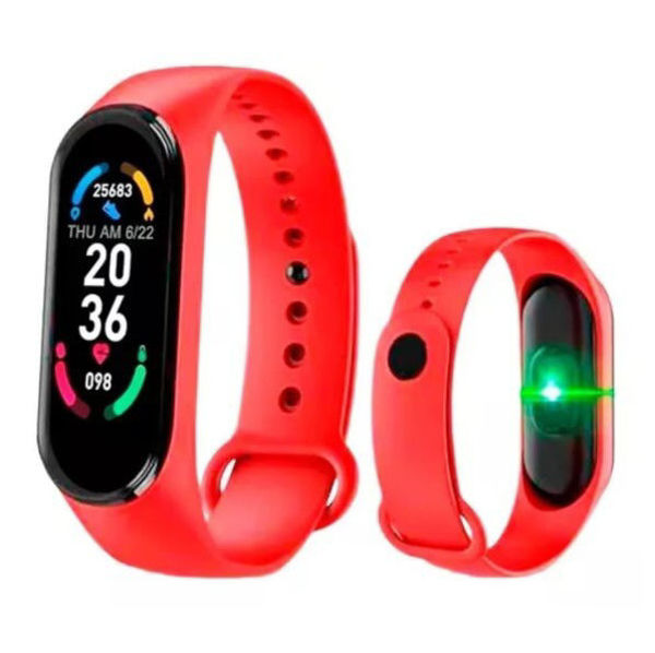 Imagen de RELOJ SMART  BANDA M6-F/M3/M4-ROJO