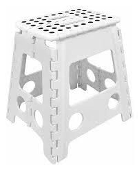 Imagen de BANCO PLEGABLE MEDIANO COLOR YQ-32 BLANCO