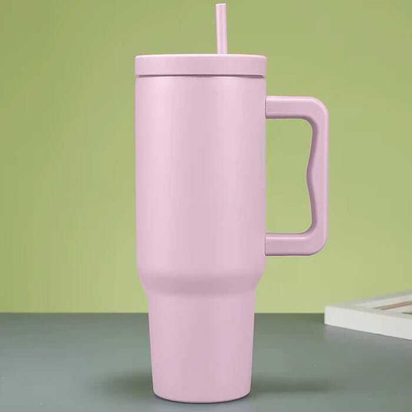 Imagen de VASO TERMICO TIPO  QUENCHER-BBS1200-ROSA+CELESTE