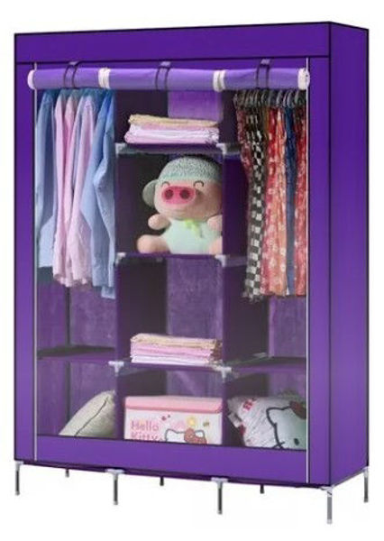 Imagen de ROPERO GUARDARROPA 130X45X170-88130-VIOLETA