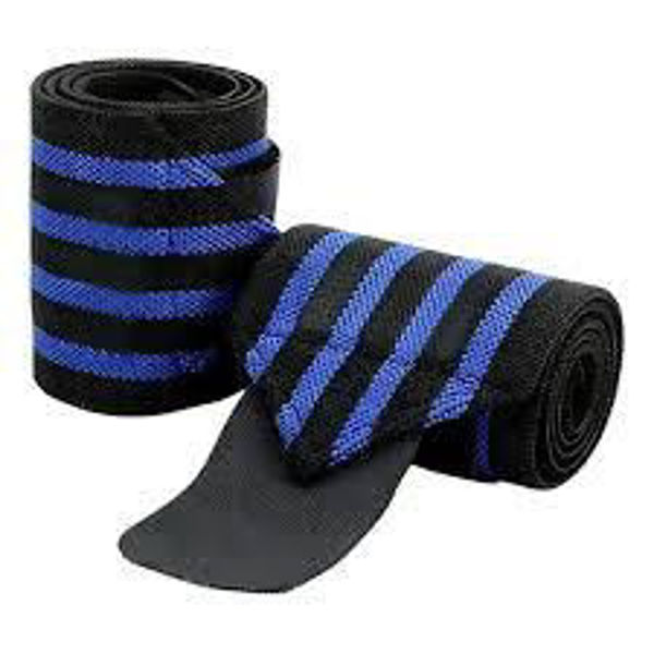 Imagen de MUÑEQUERA DEPORTIVA AZUL-HWD1