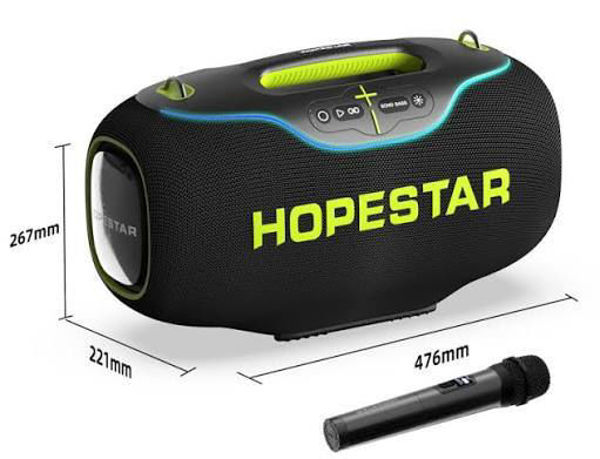 Imagen de PARLANTE   HOPESTAR RECARGABLE A90PRO CON I.A.