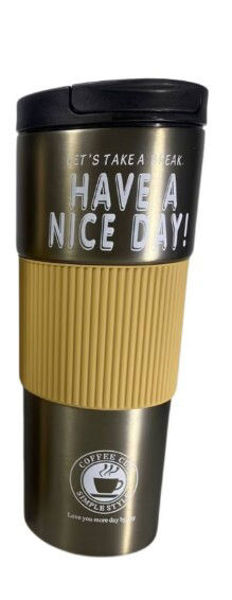 Imagen de VASO TERMICO 600ML -1727-GRIS