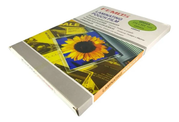 Imagen de Laminas X100 Para Plastificar  100/125mic Marca Femos