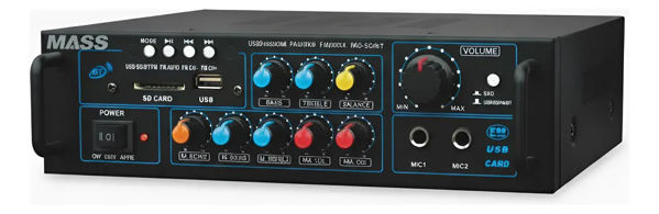 Imagen de Amplificador Skp Ms-205 10w+10w Estéreo Compacto Negro 10 W