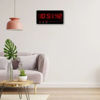 Imagen de Reloj De Pared Digital Led Grande De 45.5 Cm De Academia Hospital Negro
