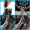 Imagen de Inflador De Llantas Portable Compresor Carro Moto Balon Color Negro Fase Eléctrica Monofásica 52 Bits 110v/220v