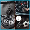 Imagen de Inflador De Llantas Portable Compresor Carro Moto Balon Color Negro Fase Eléctrica Monofásica 52 Bits 110v/220v