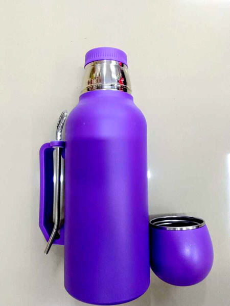 Imagen de TERMO 1300ML + 1 MATE -WST15-VIOLETA