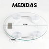 Imagen de Balanza De Baño Vidrio Digital Pantalla Lcd Color Transparente