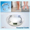 Imagen de Balanza De Baño Vidrio Digital Pantalla Lcd Color Transparente