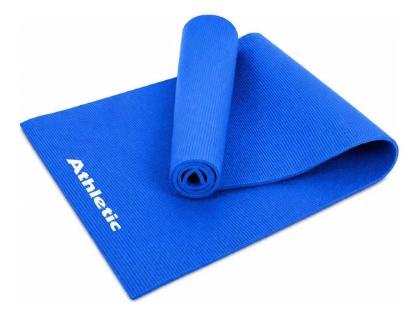 Imagen de Colchoneta Gimnasia Pilates Yoga 6 Mm Athletic Supergym Color Azul