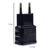 Imagen de CARGADOR CELULAR 1A 2USB -SDT712