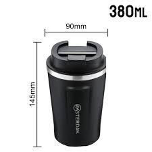 Imagen de VASO TERMICO COFFEE 380ML-JH5594-RX5-NEGRO