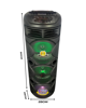 Imagen de CAJA ACÚSTICA  KNUP KP3228BT 8"X3