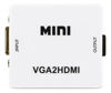 Imagen de Adaptador Exa Vga A Hdmi Blanco Conector Vga Hembra Hdmi Macho