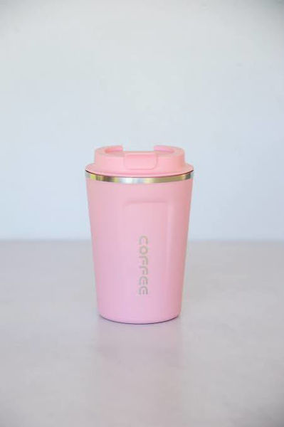 Imagen de VASO TERMICO COFFEE 380ML-JH5594-RX5-ROSADO