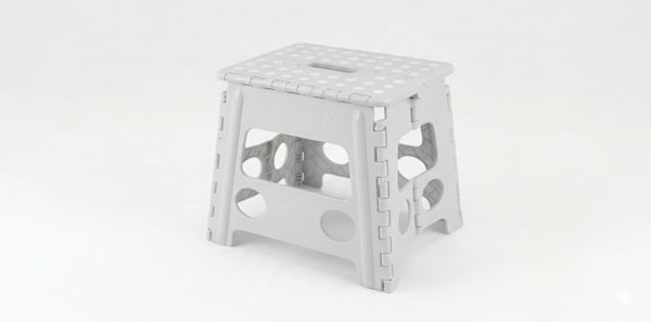 Imagen de BANCO PLEGABLE MEDIANO COLOR YQ-32 BLANCO